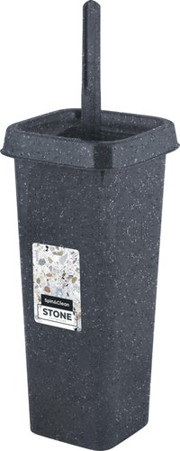 Ершик для унитаза Spin&Clean Stone SC340911026 (темный камень)