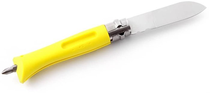 Складной нож Opinel №09 DIY (желтый)