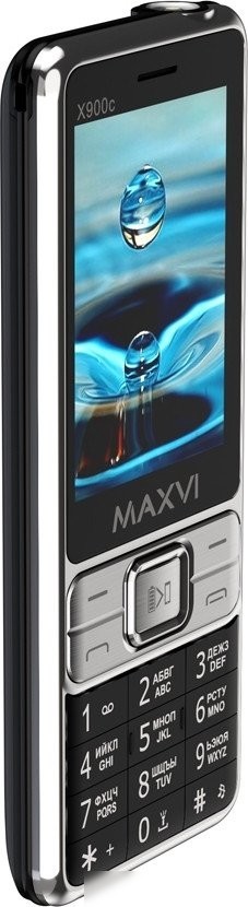 Кнопочный телефон Maxvi X900c (черный)