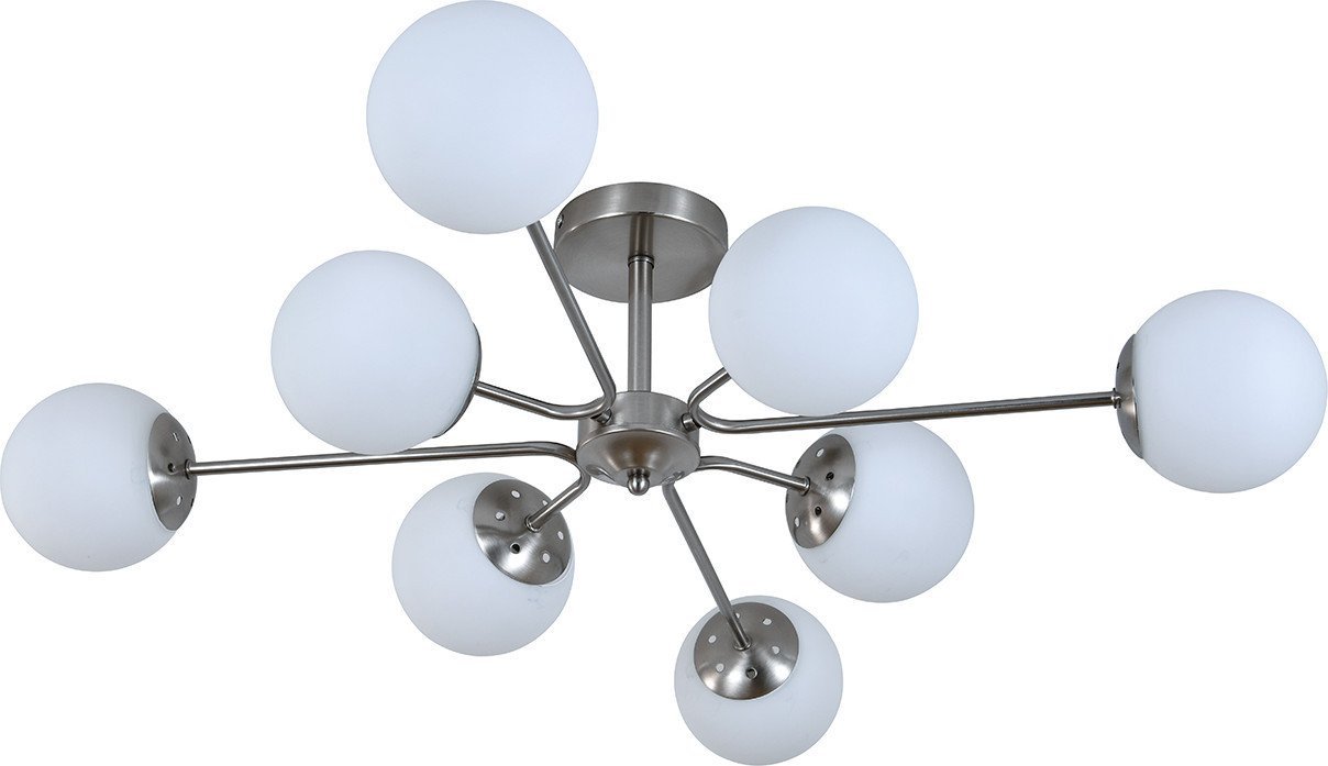Люстра средней высоты Escada 150008/8R ES0000070 (Satin Nickel)