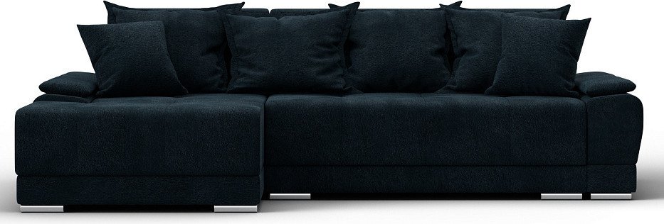 Угловой диван Лига диванов Лига-119 левый угол 137098L (велюр Laim 21 графит)