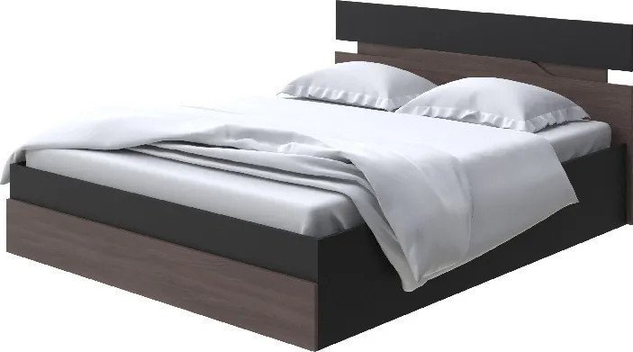 Кровать PROxSON Milton с ПМ 120x200 (черный/ясень шимо темный)