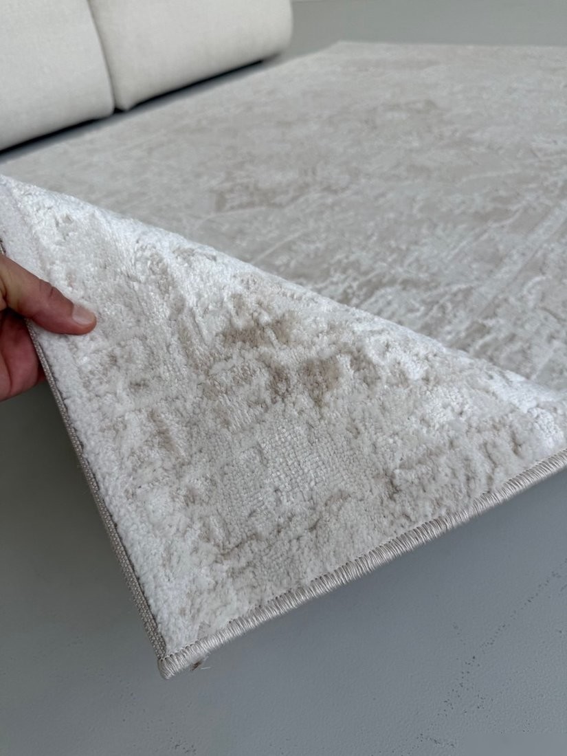 Ковер для жилой комнаты LAXMI Comfort 329 прямоугольник (1.2x1.8, Cream/Cream)