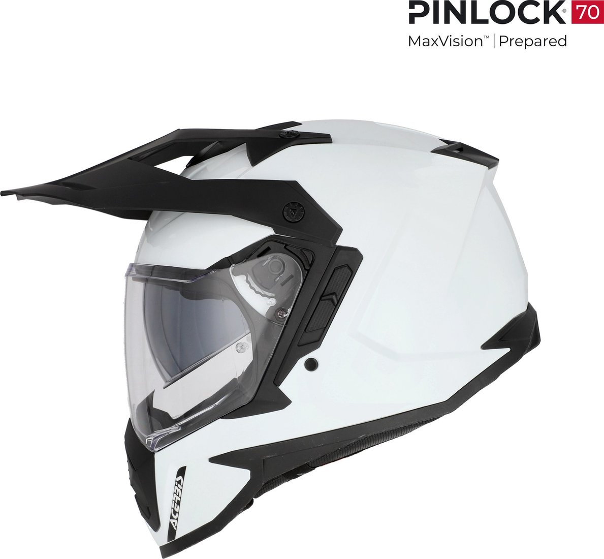 Мотошлем Acerbis Assault 0026643.030.064 (M, белый)
