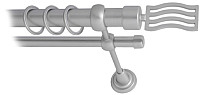 Карниз для штор Lm Decor Стайл 165 2р гладкий 25/16мм (сатин, 4м)