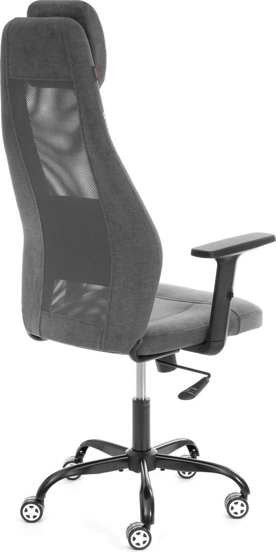 Офисное кресло TetChair Aviator PLT metalBL (ткань, серый, KUB 05/W-12)