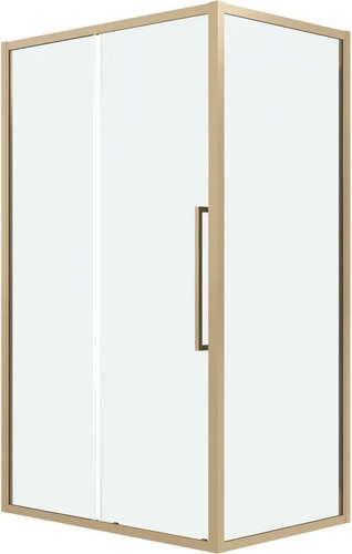 Душевой уголок Grossman Cosmo 100x100x195 120.K33.02.1010.32.00 (золото сатин/стекло прозрачное)