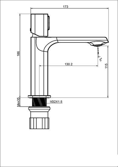 Смеситель Maxonor Pure Life PL1089-9