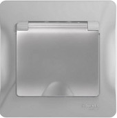 Розетка Schneider Electric Glossa GSL000346 (алюминий)