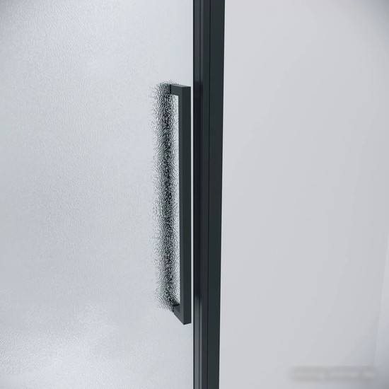 Душевой уголок Grossman Cosmo 110x90x195 120.K33.02.1190.21.02 (черный матовый/шиншилла стекло)