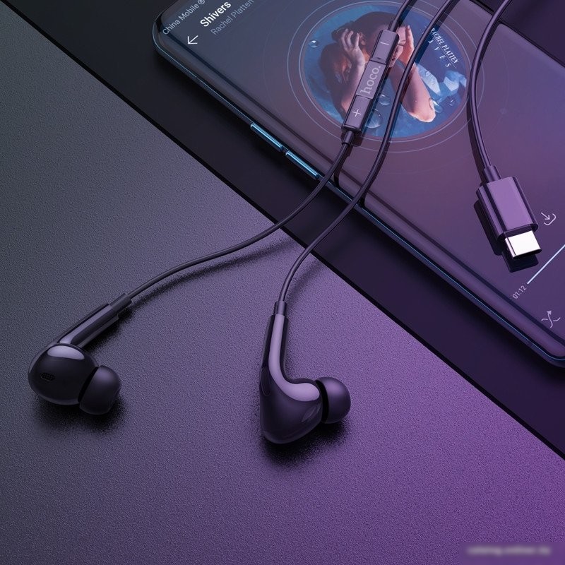 Наушники Hoco M101 Pro USB Type-C (черный)
