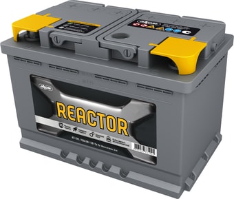 Автомобильный аккумулятор AKOM Reactor 6СТ-75e (75 А·ч)