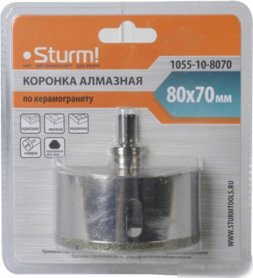 Коронка Sturm 1055-10-8070 Коронка Sturm 1055-10-8070