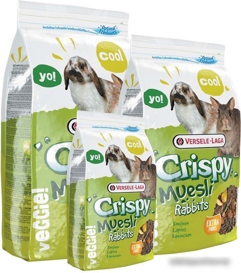Корм для грызунов Versele Laga Crispy Muesli Rabbits 20 кг