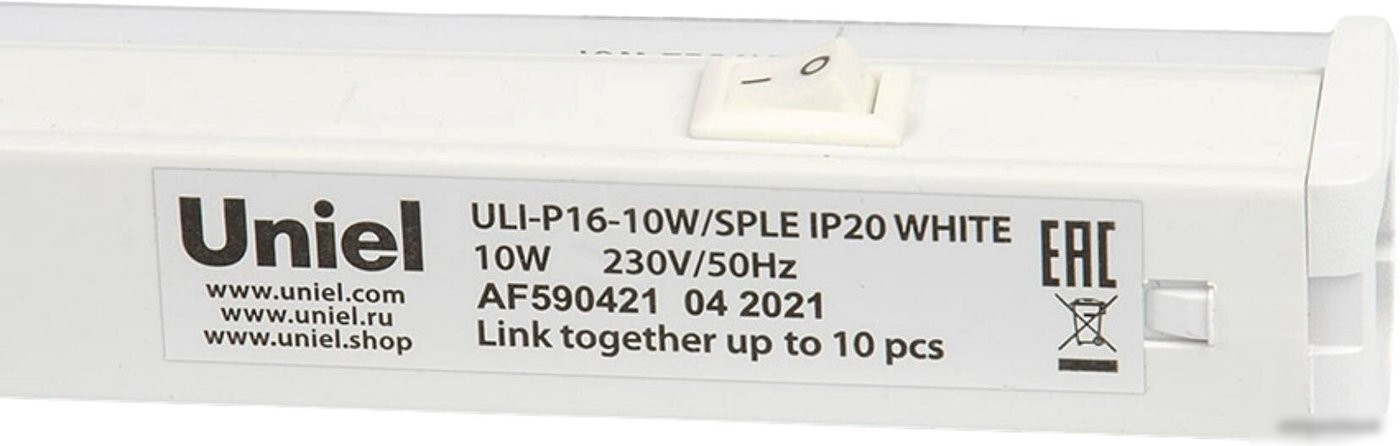 Линейный светильник Uniel ULI-P16-10W/SPLE IP20 WHITE Спектр для фотосинтеза UL-00003957