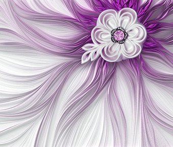 Фотообои Vimala 3D Сиреневые лепестки 270x300