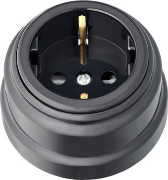 Розетка Bylectrica РА16-0202 (черный)