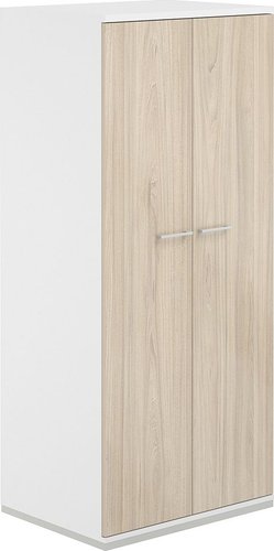 Шкаф распашной Norden 80x60x183.3 AG.222.WH.WH.AN (белый/антрацит)