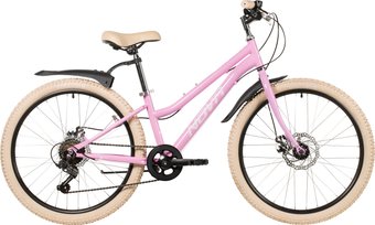 Детский велосипед Novatrack Jenny 24 24SHD.JENNY.12PN6 (розовый, разобранный)