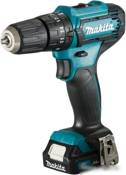 Ударная дрель-шуруповерт Makita HP333DWAE (с 2-мя АКБ, кейс)