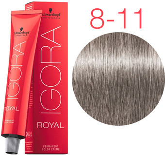Крем-краска для волос Schwarzkopf Professional Igora Royal Permanent Color Creme 8-11 60 мл