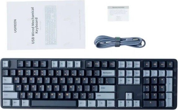 Клавиатура Ugreen KU103 (черный/серый)
