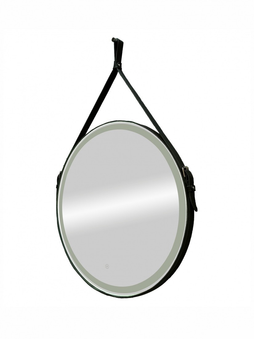 Континент Зеркало Millenium Black Led D 50 (натуральная кожа, черный)
