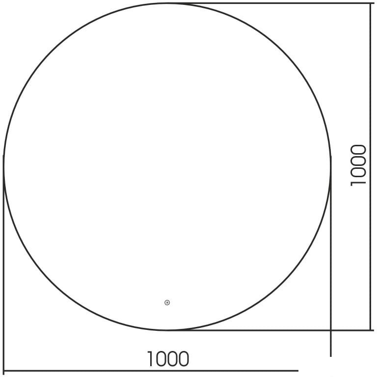 Зеркало Abber Mond AG6203SL-1.0