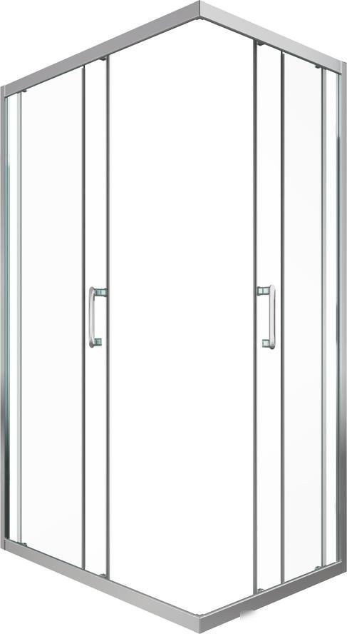 Душевой уголок Triton Фикс-Хром 120x80 (без поддона)