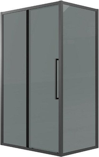Душевой уголок Grossman Cosmo 130х100х195 120.K33.02.1310.21.10 (черный матовый/стекло тонированное)