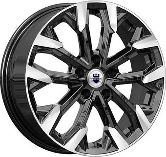 Литые диски K&K Морейн (KC1046) 17x6.5" 5x112мм DIA 66.6мм ET 43мм алмаз черный