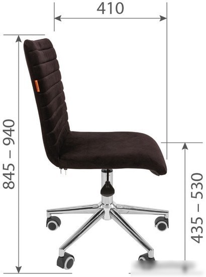Кресло CHAIRMAN 020 (экокожа, черный)