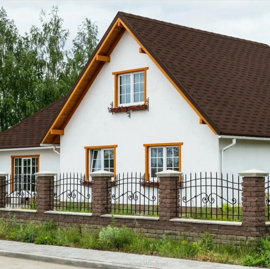 Битумная черепица Технониколь Shinglas многослойная Фазенда (Коричневый, 2.6м2)