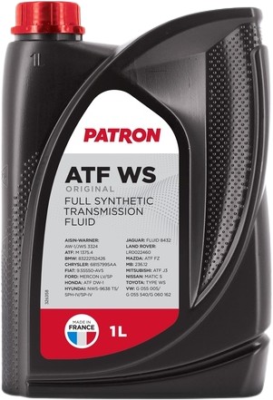 Трансмиссионное масло Patron ATF WS Original 1л