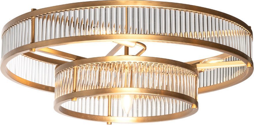 Люстра средней высоты DeLight Collection BR3031 (brushed brass)