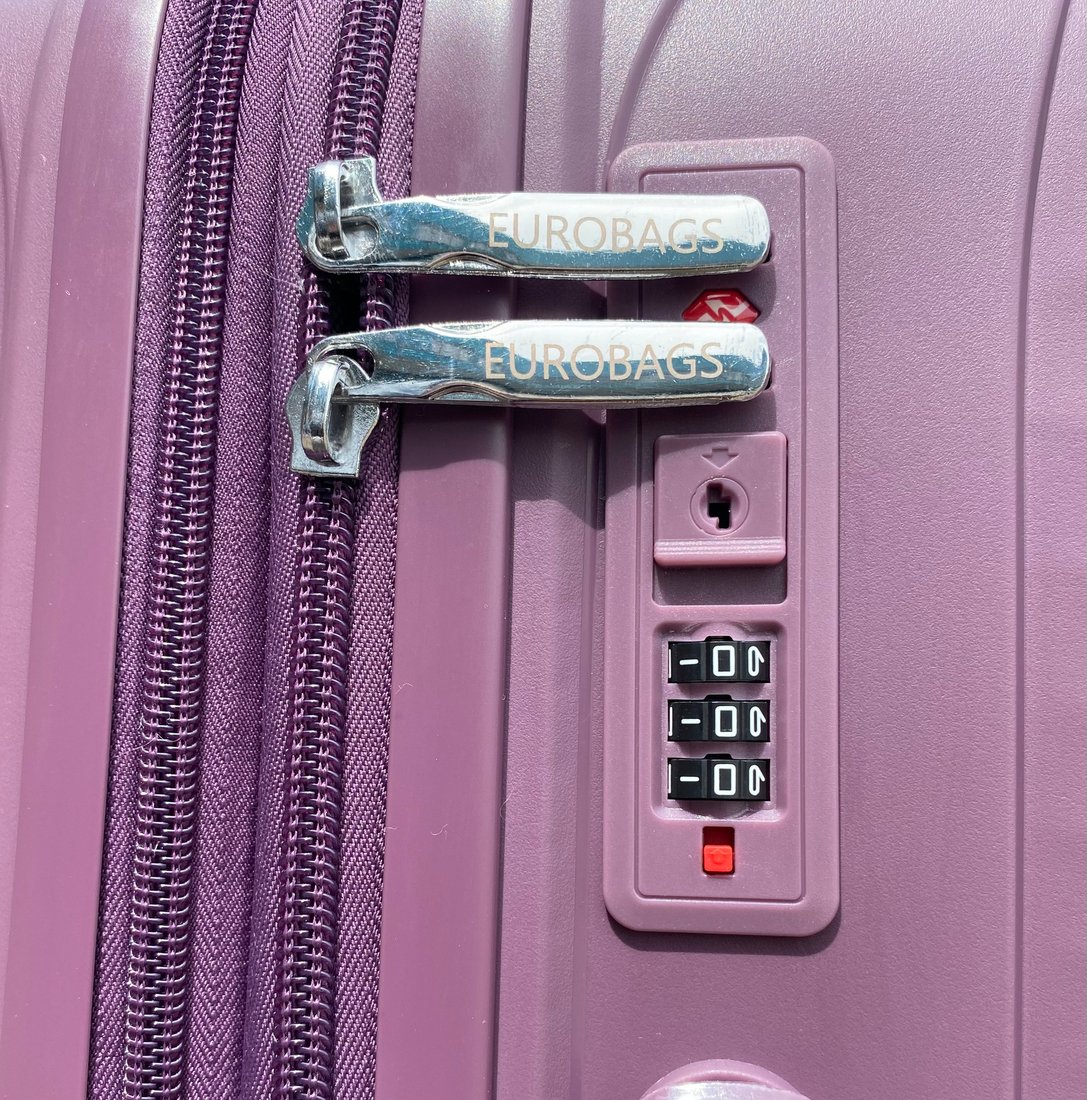 Чемодан-спиннер Eurobags PP-N81 (M, фиолетовый)