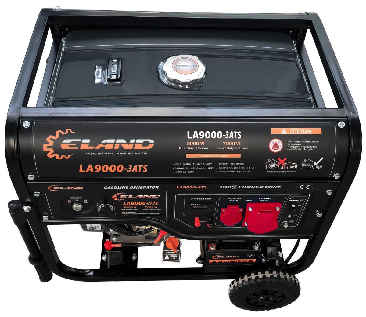 Бензиновый генератор ELAND LA9000-3-ATS