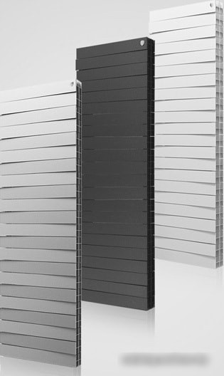 Биметаллический радиатор Royal Thermo Pianoforte Tower 500 Silver Satin (18 секций)
