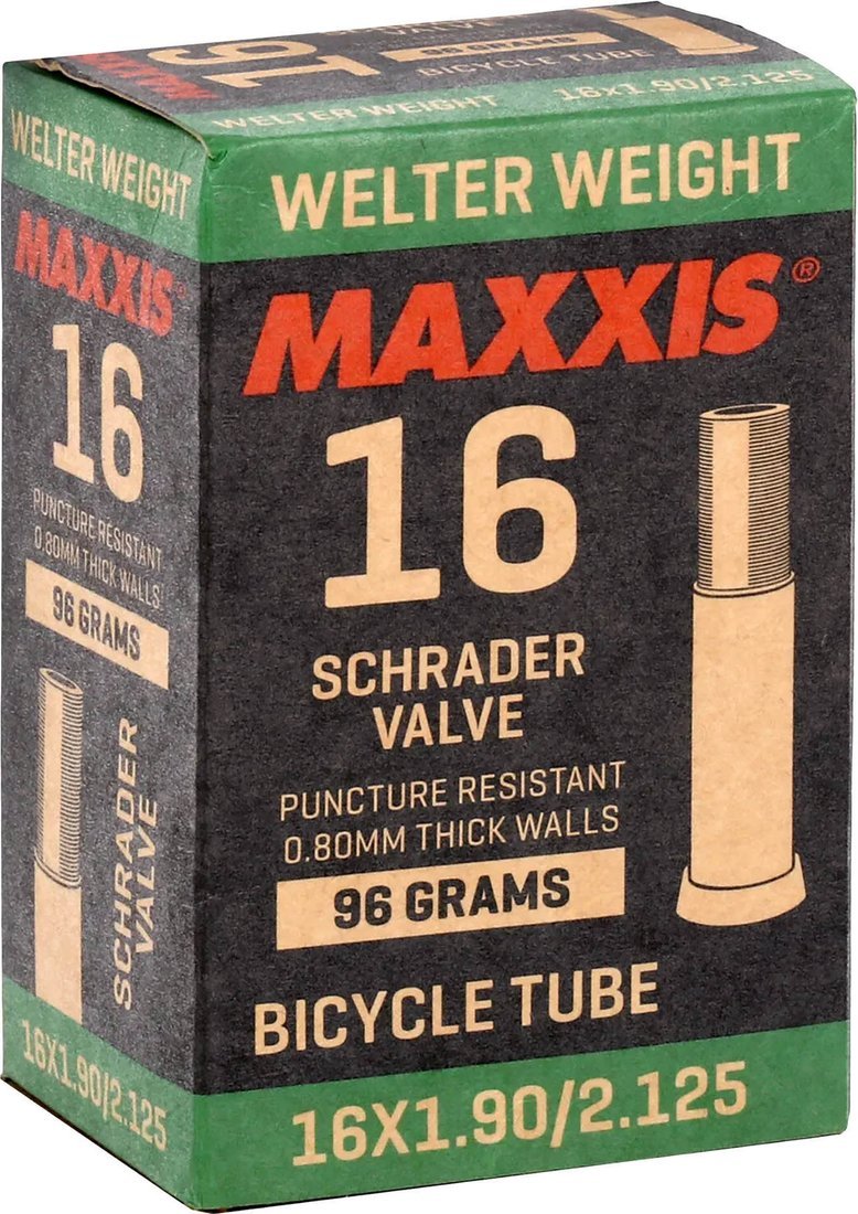 Велокамера Maxxis Welter Weight 16x1.90/2.125 48мм EIB00232000