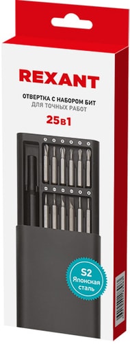 Набор бит Rexant 12-4753 (25 предметов)