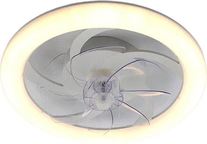 Припотолочная люстра Estares Fan Simple 65W+18W R-APP-480x125-BLACK/WHITE-220-IP20