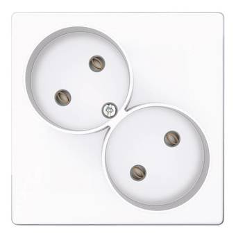 Розетка Simon 2450457-030 (белый)