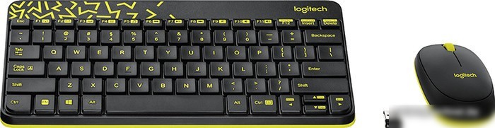 Мышь + клавиатура Logitech MK240 Nano [920-008213]