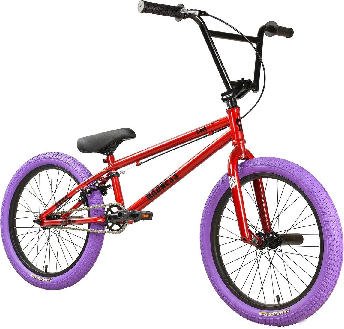 Велосипед Stark Madness BMX 5 Cr-Mo 2025 (красный/черный/фиолетовый)