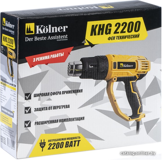 Промышленный фен Kolner KHG 2200