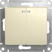 Выключатель Schneider Electric Glossa GSL000253 (бежевый)