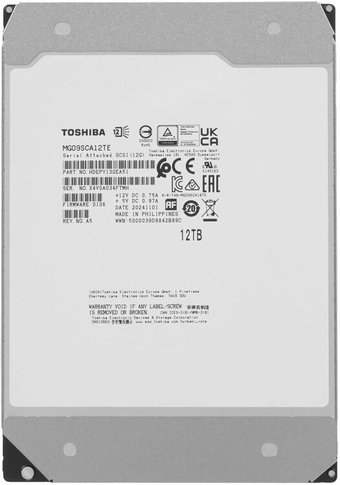 Жесткий диск Toshiba MG Series 12TB MG09SCA12TE