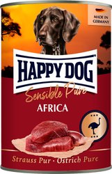 Консервированный корм для собак Happy Dog Sensible Africa Страус 400 г