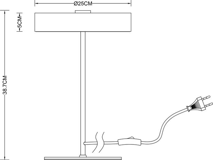 Настольная лампа Arte Lamp Elnath A5038LT-3PB
