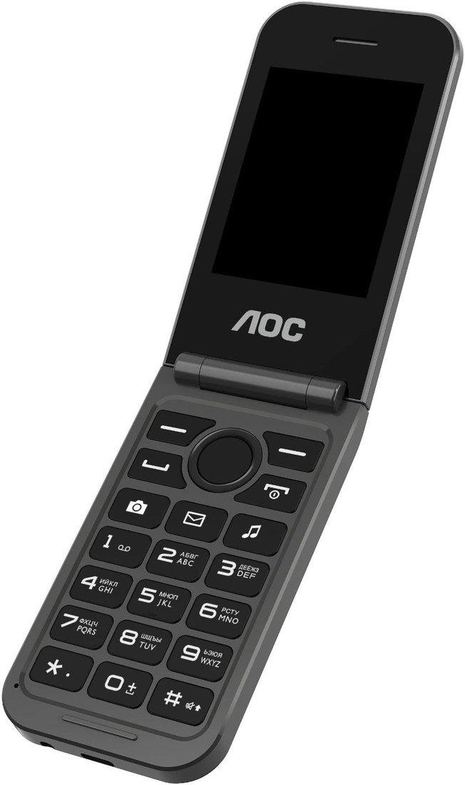 Кнопочный телефон AOC A285 (черный)